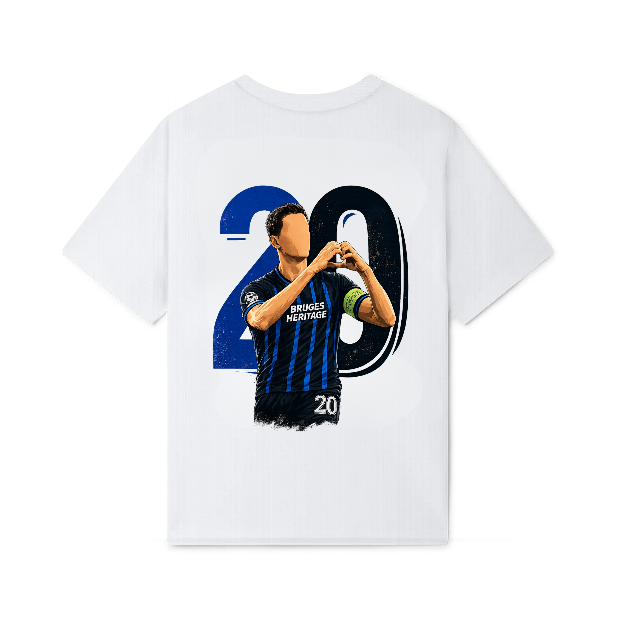 The Captain 20 T-Shirt "Bruges Heritage / Wit"