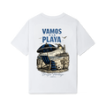 Vamos A La Playa T-Shirt "Bruges Heritage / Wit"